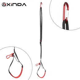 حبال الأسلاك وحزام Xinda Professional قابلة للتعديل حلقة حلقة تسلق القدم البوليستر حلقة الصعود الحزام الحزام الجهاز معدات الصخور 230210