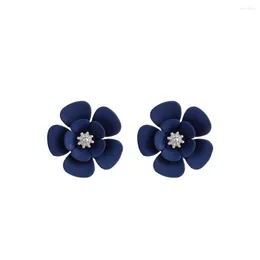 Stud Earrings MITTO DESIGNED FASHIONABLE JEWELRIES AND ACCESSORIES MULTIPLE RUBBER COATED FLOWER EARRING