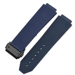 23mm Band Uhrenarmband für Hublot Urknall klassische Fusion Fusion Schnallen Silikon Gummi -Accessoires Chain273l