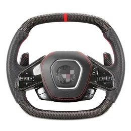 طقم عجلة قيادة ألياف الكربون المخصصة لـ Corvette C8 Auto Parts Wheel