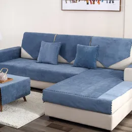 Stuhlhussen Wasserdicht Couchbezug Anti-Urin Sofa für Wohnzimmer Einfarbiges Sitzkissen Universal Pet Pad Handtuch Schonbezug