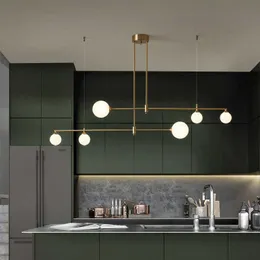 Lights Modern Nordic Copper Design LED Chandelier for Living Dining Room Kitchen Bedroom Bar Ceiling Pendant Lamp Gold G9 Hanging Light 0209