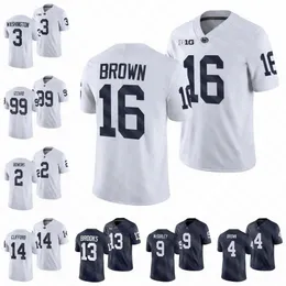 ولاية بنسلفانيا نيتاني ليونز ويل ليفيس لكرة القدم جيرسي تتبع McSorley Journeybrown Jayson Oweh Ellis Brooks Clifford Micah Parsons Jaquan Brisker Jerseys