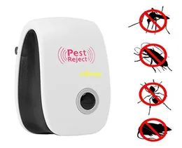 UE plugue dos EUA plugue eletrônico ultrassônico anti -praga mosquito barata rato ratinho repeller