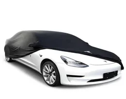 Pokrywa samochodowa dla Tesla Model 3 Model Y Izolowany wysokotelastyczne ochronne elastyczne elastyczne elastyczne bawełniane bawełniane obcisłe modele przeciwdawane 3y W2204375645