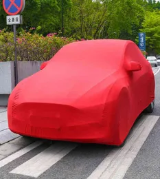 Tesla 모델 3 모델을위한 자동차 커버 y Sunshade 단열 고탄성 보호 탄성 스트레치 면밀한 해독제 W2203225382536