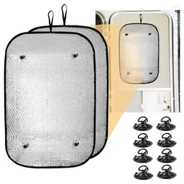 All Terrain Wheels 2PCS RV Door Window Shade Cover 15.7 X 23.6inch Double-Layer Sunshield For Camper Travel Trailer Motorhome