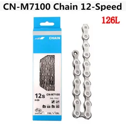 S Deore SLX CN-M7100 12 Speed ​​126 Links Road Mountain Bike Bake z szybkim połączeniem Rower Cycling Parts 0210