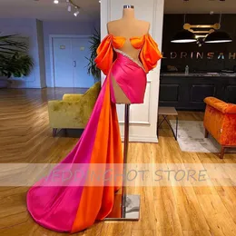 Runway Dresses Sexy Evening Dresses Sweetheart Off-Shoulder Mermaid Prom Gowns Illusion Bead Red Custom Luxury Party Dress Robe De Mariee 230210