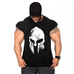 Canottiere da uomo Canotte da uomo Bodybuilding Top Palestre Fitness Camicia senza maniche 2023 Abbigliamento da uomo in cotone Moda Canotta Canottiera T