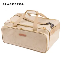 Utomhuspåsar Blackdeer Camping Travel Portable Separerade förvaringspåsar Fortsätt bagagebruna väskor Köksredskap Tote Stor helgväska 230210