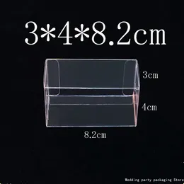 Gift Wrap 82 40 30mm PVC Clear Matchbox Tomy Toy Car Model 1 64 Tomica Wheels Dust Proof Display Box 50 100st 8 2x4 3x4 1 230209