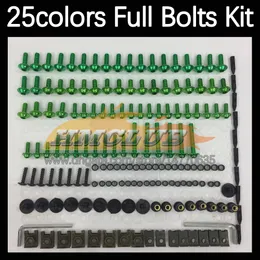 268 st Complete Moto Body Full Screws Kit för Daytona 675 02 03 04 05 06 07 08 2002 2003 2004 2005 2006 2007 2008 Motorcykelmässan