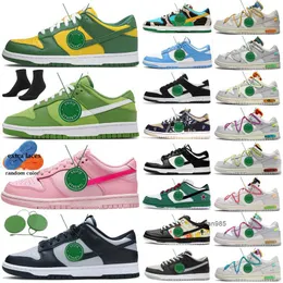 2023 med Box Triple Pink Ow Shoes Safari Mix Off Authentic Panda Judge Wolf Gray Pine Green Black Sneakers Argon University Red Lot 01-50 of 50