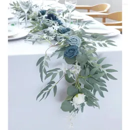 Декоративные цветы симуляция роза стол цветок свадебные банкетные украшения западного ресторана Рождественский PO реквизит Vine Arch