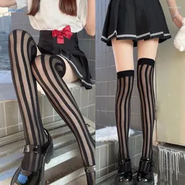 Mulheres meias de seda feminina coxa de meias altas nylon para festas de festa de cosplay de Halloween