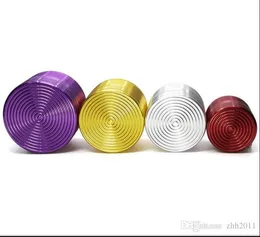 The New 63MM Diameter Height 49MM Aluminum Alloy Four Thread Multicolor TOBACCO GRINDER Broken Smoke Detector