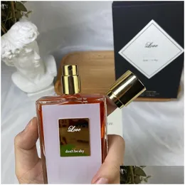 Solid Parf￼m Luxus Kilian Marke pro 50 ml Liebe nicht sch￼chtern Avec Moi Gutes M￤dchen ist schlecht f￼r Frauen M￤nner spr￼hen Parfum langlebige Zeit Dhsxt