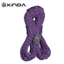 Cords Slings and Webbing Xinda Rock Climbing Dynamic Rope Outdoor Vandring 11mm Diameter Power Rope High Strength Cord Lanyard Safety Rope Survival Tool 230210