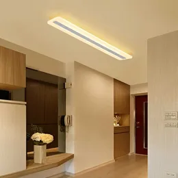 Lichter LED Long Bar Deckenleuchte Acryl Rechteck Lampe 40/60 cm Ultradünne Wohnzimmerlampe Schlafzimmerbeleuchtung kreative Flurbeleuchtung 0209