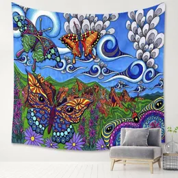 Tapestries Tapestry Insects Beautiful Art Home Wall Decoration