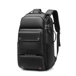 Schooltassen mannen reizen professionele SLR -camera rugzak met statiefbeugel afneembaar in een Antitheft 40L 17 inch laptop 230210