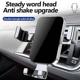 Mirror Design Mobile Phone Mounts Car Vent 360 Degree Rotating Bracket Mobile Phone Gravity Bracket Car Cell Phone Holders