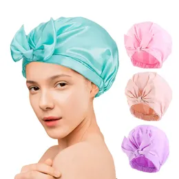 Hair Accessories Amazon Bath Hat Knot Adjustable Waterproof Round Hat Beauty Hat