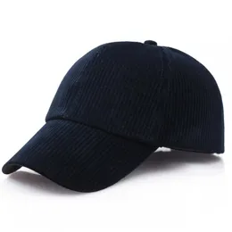 Boll Caps Corduroy Casual Unisex Color Hats Cap Par Solid Baseball Justerable Baseball Caps G230209