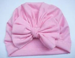 Berets 10 Pcs Baby Girl Bowknot Hat Cotton Accessories Turban Spring Summer Autumn Infant Toddler Kids Bonnet Beanie Cap