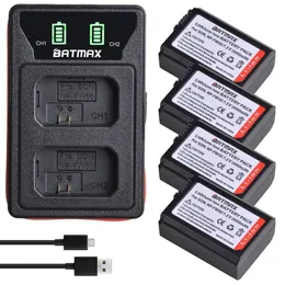 Batteries 4X 2000mAh NP FW50 NP FW50 Battery LED USB Dual Charger for Sony A6000 A6400 A6300 A6500 A7 A7II A7RII A7SII A7S A7S2 A7R 230210
