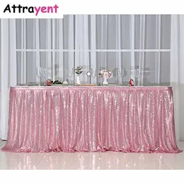 Table Skirt Party Delight 6ft Gold Sequin Table Skirt for RoundRectangleSquare Table for Birthday Party Wedding Christmas Wedding Birthday 230209