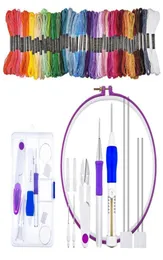 Needle DIY Magic Embroidery Stitching Punch Needle Tool Stitching Punch Pen With Case Sets DIY Craft Sewing Tool aguja magica para5170619
