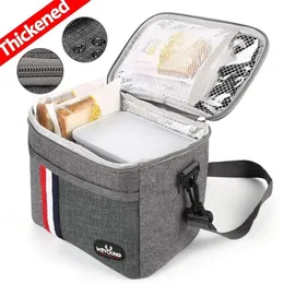 Mode Isolierte Thermische Kühler Lunch box lebensmittel tasche für arbeit Picknick Bolsa termica loncheras para mujer schule studenten 2202221941