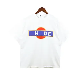 2023 Herr T-skjortor Designers Summer Loose Shark Printed T-Shirts Camouflage Kort ￤rm H￶g Street Loose Casual T-shirt f￶r m￤n Kvinnor