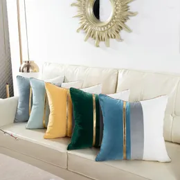 Pillow Velvet Throw Cover Soft Decorative Square Case For Sofa Bedroom Car Home 30x50/45x45cm Cozy Pillowcase