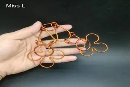 Flower Shape Red Copper Wire Puzzle Hand Made Toy0123457896269