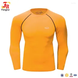 Мужские рубашки T 2023 Cody Lundin Sportswear Men Tshirt Custom Logo Blank Rown For For Fitness Compression с длинным рукавом Rashguard