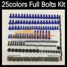 268PCS完全なMoto Body Full Screws Kit for Honda CBR600FS CBR600 CBR 600 F4I CBR600F4I 01 02 03 2001 2002 2003 2002 2002 2003モーターサイクルフェアリングボルトフロントガラスボルトネジナット