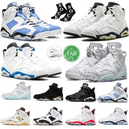 2023 6 6s Basquete Sapatos Georgetown Gray UNC Home Red Oreo Tech Midnight Maravy Maroon Carmine British Khaki Electric Green Mens Sport Sport