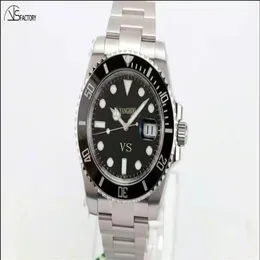 VS Factory 2021 أحدث إصدار مصنع Clean Factory Green Green Dial 3135 VS3135 Automatic 904L Steel Case SS 116610 Mens 258J