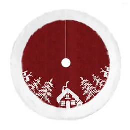 Dekoracje świąteczne drzewo spódnica akcesoria dywanu ornamentów
