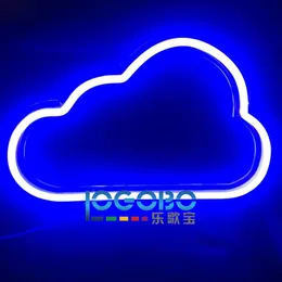 Große billige 18x11inch LED LED Custom Couleur Neon Lamp Cloud Schild Neon Flex Art Design Family Bar Cache Party Tube Neon Deco F246S