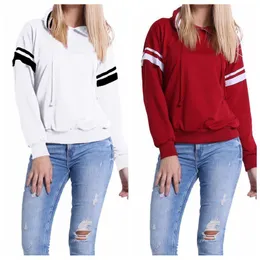 Frauen Hoodies Sweatshirts Herbst Patchwork Frauen 2023 Casual Pullover Langarm Mit Kapuze Top Plus Größe Lose Sweatshirt