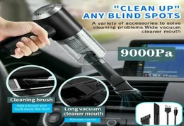 Vacuums Wireless Car Cleaner 9000Pa 120W High Power Hoover Usb Recarregável Ferramentas de limpeza em casa 22112221999060