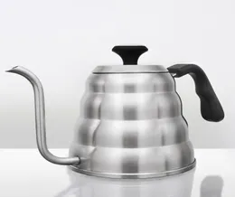 112L 304 Stainless Steel V60 Drip Kettle with thermometer Home use tea pot Barista Coffee Tool 2018 New In stocked DIY1473402