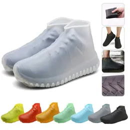 靴部品のアクセサリーシリコンレインシューシースレインプルーフ防水屋外の摩耗性があり、子供向けのスキドレジスタント230211