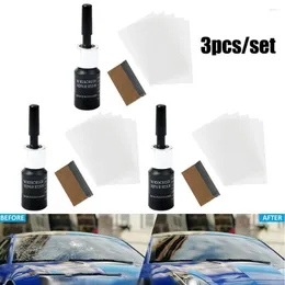 Car Wash Solutions High Quality Repair Liquid Tool Kit Windshield Crack Nano Fluid 21PCS/Set 3ml (1 Bottle) Amino-acrylate