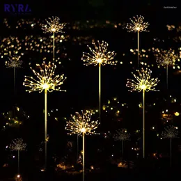 Outdoor Solar Licht Wasserdichte Feuerwerk Lichter Kupfer Draht Garten DIY Dekoration Landschaft Beleuchtung