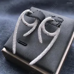 Серьги с серьгами мода 925 серия серебряного серебряного дивинда